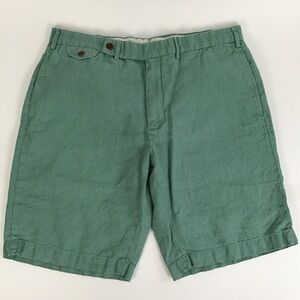 Polo by Ralph Lauren Bradbury Fit men’s linen zip up shorts 36